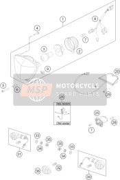 72511081000, Flasher Harness, KTM, 2