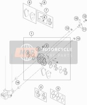 47013019100, Repair Kit Brakepiston    2017, KTM, 1