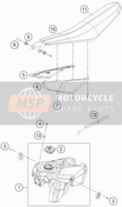 Tanque, Asiento