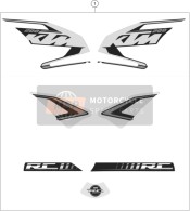 90908099000, Sticker Kit 200 Rc 2014, KTM, 0
