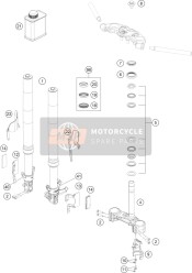 93501002100, Gambale Forcella Destro Cpl., KTM, 0