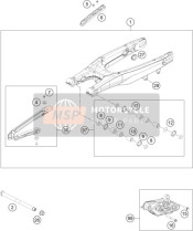 79004030210, Swing Arm Bearing Repair Kit, Husqvarna, 0