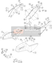 28408051044KDB, Side Cover Rh With Decal, Husqvarna, 0