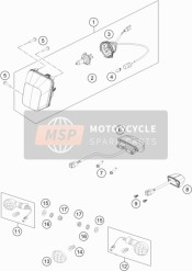 78114001050, Lamp Bracket Cpl.         2014, Husqvarna, 0