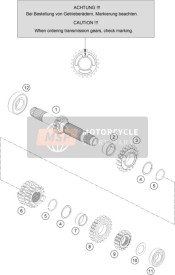 50433005300, Idler Gear 5TH Gear 19T, Husqvarna, 0