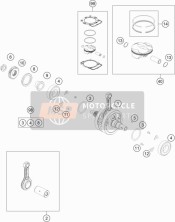 79030507010I, Piston Kit Gr.I 250 Enduro, Husqvarna, 0