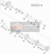 79133116000, Sliding Gear,  6TH Gear,  TEETH=20, Husqvarna, 0