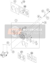 70013098050, Spacer Sleeve F. Brake Front, Husqvarna, 1