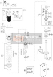 Shock Absorber Disassembled