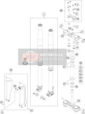 Forcella anteriore, Triplo morsetto