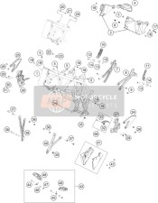 7650304900001, Foot Rest Bracket Rear R/s, Husqvarna, 0