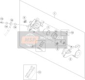 Bremssattel hinten