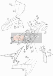 2310801300028A, Rear Part, Husqvarna, 0