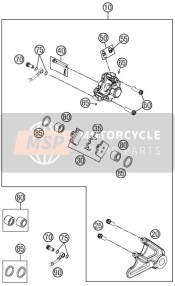 Bremssattel hinten