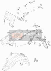 26508015000, Number Plate Carrier Eu, Husqvarna, 0