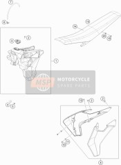 2650701304499, Fuel Tank Cpl. 450/501, Husqvarna, 0