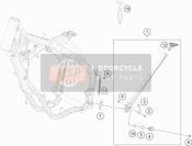 78003023155, Pied De Bequille Exc, Husqvarna, 1