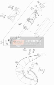 55405007000, Exhaust Manifold, Husqvarna, 2