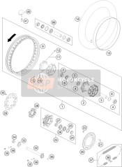 76210081044, Wheel Spindle Rear Cpl., Husqvarna, 0