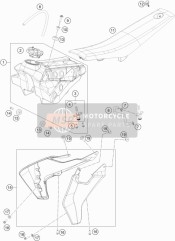 2330805400028B, Jeu D'Ouïes De Radiateur Tc 65 18, Husqvarna, 0