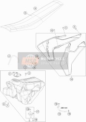 2360805400028A, Jeu D'Ouïes De Radiateur TC85 18, Husqvarna, 0