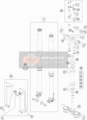 Forcella anteriore, Triplo morsetto