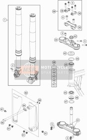 Forcella anteriore, Triplo morsetto