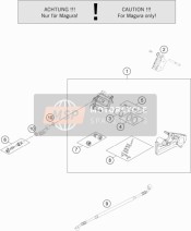 Bremssattel hinten