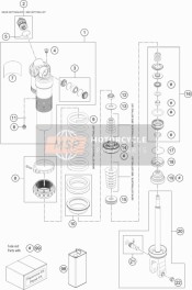 Shock Absorber Disassembled