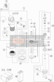 Shock Absorber Disassembled