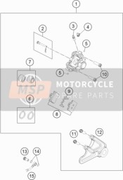 Bremssattel Hinten