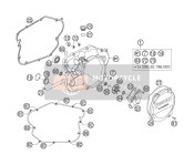 80030027100, Gasket Outer Clutch Cover   05, Husqvarna, 0