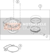 77230138200, Cylinder + Piston, Husqvarna, 0