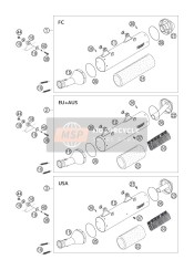 77205068000, Damp. Compon. Black, Husqvarna, 2