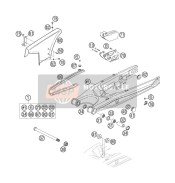 54611076100, Retain.Clamp For Brake Hose'96, Husqvarna, 2