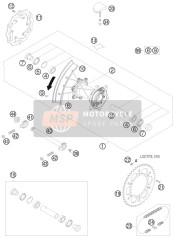 78010015000, Rear Wheel Rep. Kit, Husqvarna, 1