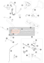 5480200130017, Guidon Neken D=28mm Exc  07, Husqvarna, 0