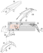 78108016050, Numb.Plate Carrier Bottom, Husqvarna, 1