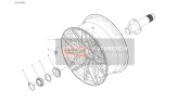 50212331AA, Rear Wheel Rim, Ducati, 0