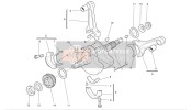 17020811A, Primary Drive Gears Set, Ducati, 1