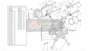 30122561CA, Testa Verticale Completa, Ducati, 0