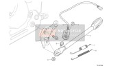 55610702BA, Bequille Laterale, Ducati, 0