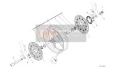81910602AA, Front Wheel Spindle, Ducati, 1