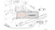 82119311AC, Axle, Side Stand, Ducati, 1
