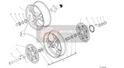 50121882AB, Ass.Front Wheel Rim Chrome 3,5X17 Brembo, Ducati, 0