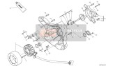 24725241BF, Wasserpumpendeckel Komplett, Ducati, 1