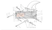 Bras oscillant et chaîne d'entraînement