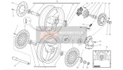 71314001A, Distanziale Ruota Post.Lato Corona (0404, Ducati, 0