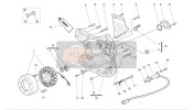 Alternador-Tapa del cárter lateral