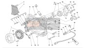 24721662A, Couvercle Pompe Eau Complet, Ducati, 1